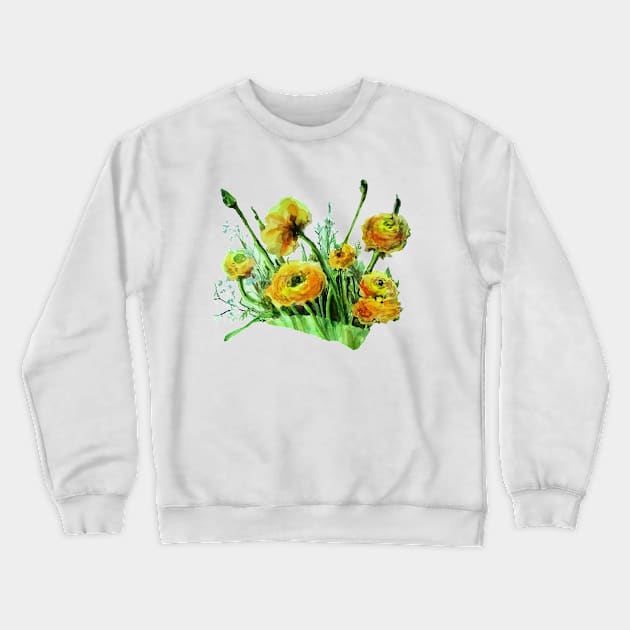 flowers bouquet Crewneck Sweatshirt by ArtKsenia